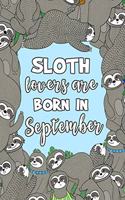 Sloth Lovers Are Born in September