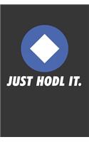Just Hodl It Waves Notebook