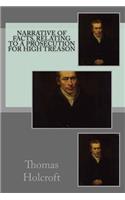 narrative of facts, relating to a prosecution for high treason