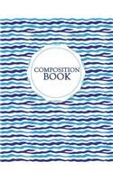 Composition Book: Trendy Summer Bullet Notebook 150-Page Small Dot Grid Creative Journal 8.5 X 11 Matte Softcover Diary
