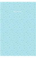 2019 Planner: Water Drops Blue Cover - 6 X 9 Daily Weekly Monthly Annual Organizer Scheduler with Contacts & Passwords & Birthdays
