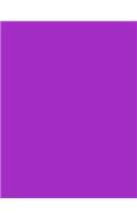 Big Sketchbook 600 Pages: Purple: 8.5 x 11 Sketchbook, Sketchbook 600 Pages