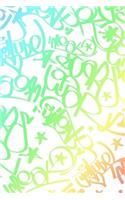 Rainbow Graffiti Writing Journal