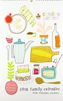 2018 Caroline Gardner 'All Around the Table' A3 Family Calendar