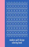Modern Quilt Design Coloring Book