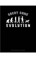 Great Dane Evolution: Graph Paper Notebook - 1/2 Inch Squares