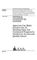 Federal statistical system