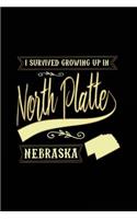 I Survived Growing Up In North Platte Nebraska: Lined Travel Notebook Journal