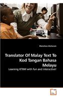 Translator Of Malay Text To Kod Tangan Bahasa Melayu