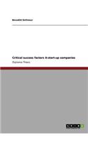 Critical success factors it-start-up companies
