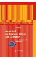 Mono- and Multivariable Control and Estimation: Linear, Quadratic and LMI Methods(Mathematical Engineering)