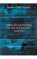 Tables for Facilitating the Use of Harmonic Analysis: (English)