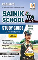 Sainik School Guide Book Class 6 for Entrance Exam 2024 English Medium (New Edition)