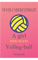 This Volleyball journal is perfect for Women who want to write down their everyday goals or keep track of training program...: This Volleyball notebook is the great gift for Volleyball players or Volleyball coach.