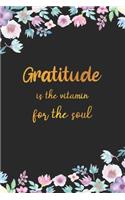Gratitude is the vitamin for the soul