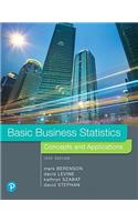 Basic Business Statistics Plus Mylab Statistics with Pearson Etext -- 24 Month Access Card Package