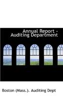 Annual Report - Auditing Department