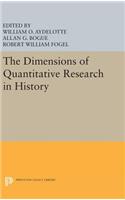 The Dimensions of Quantitative Research in History