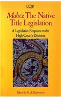 Mabo: the Native Title Legislation