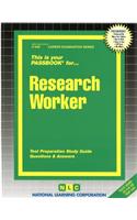 Research Worker: Passbooks Study Guide