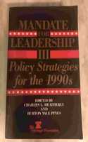 Mandate for Leadership III