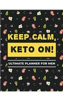 Keep Calm, Keto On! Planner for Men