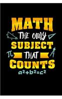 Math the only subject that counts