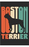 Boston Terrier Journal - Vintage Boston Terrier Notebook - Gift for Boston Terrier Lovers