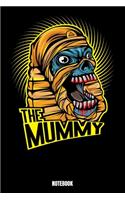 The Mummy Notebook: Notizbuch mit den Abmessungen 6 x 9 - 110 leere Seiten mit punktierten Innendesign ideal als Tagebuch oder für deine Notizen. Das Format 6 x 9 ist ä