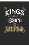 Kings Are Born In 2014: Graph Paper Notebook / Journal (6" X 9" - 5 Squares per inch - 120 Pages) - Birthday Gift Idea