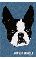 Boston Terrier Graph Paper Notebook: Grid Paper Notebook 6x9 Inch with 120 Pages of 4x4 Blank Quad Ruled Graph Paper for Boston Terrier Owners