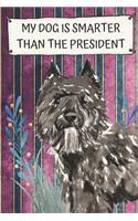 My Dog Is Smarter Than The President: Bouvier des Flandres Pet Dog Funny and Political Notebook and Journal. Hilarious Gag Book For School Home Office Note Taking, Drawing, Sketching, No