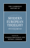 Cambridge History of Modern European Thought 2 Volume Hardback Set