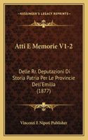 Atti E Memorie V1-2