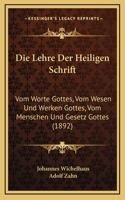 Die Lehre Der Heiligen Schrift