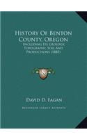 History Of Benton County, Oregon