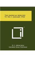 American Mercury, V1, No. 1, January, 1924