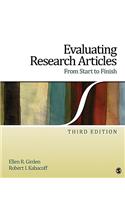 Evaluating Research Articles From Start to Finish