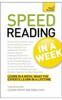 Speed Reading In A Week