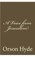 A Voice from Jerusalem