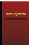 Political Science Professor Log (Logbook, Journal - 124 pages, 6 x 9 inches): Political Science Professor Logbook (Red Cover, Medium)