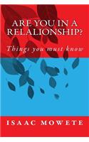 Are you in a relalionship?