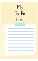My To Do List