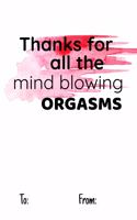 Thanks for All the Mind Blowing Orgasms