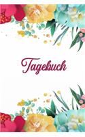 Tagebuch: Blumen - Einschreibbuch - Tagebuch Achtsamkeit - Notebook - Skizzen - Liniert - Notes - Abschiedsgeschenk