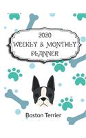2020 Boston Terrier Planner