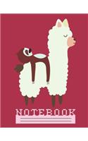 Sloth Riding Llama Journal