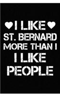 I Like St. Bernard More Than I Like People
