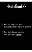 Computers Air Conditioners Coding Journal