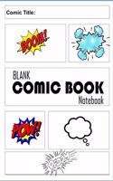 Blank Comic Book Notebook